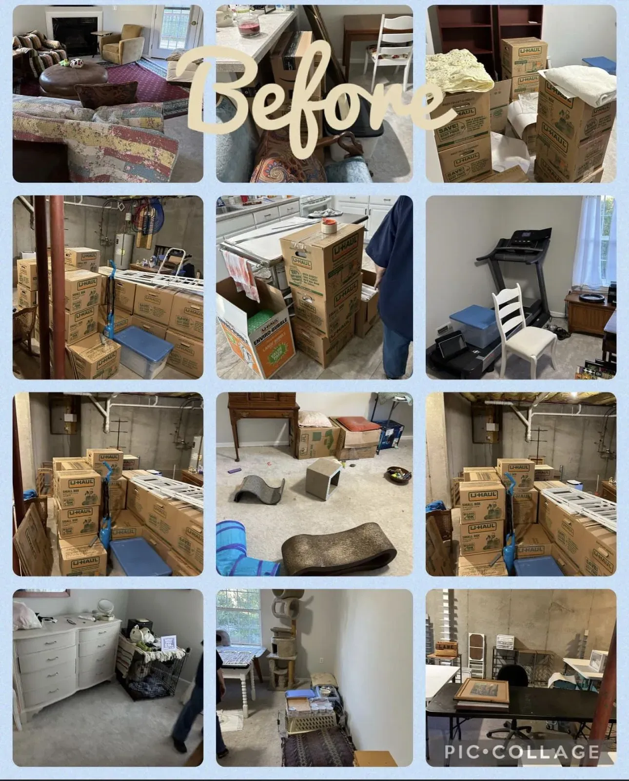 Whole-House Cleanout Before