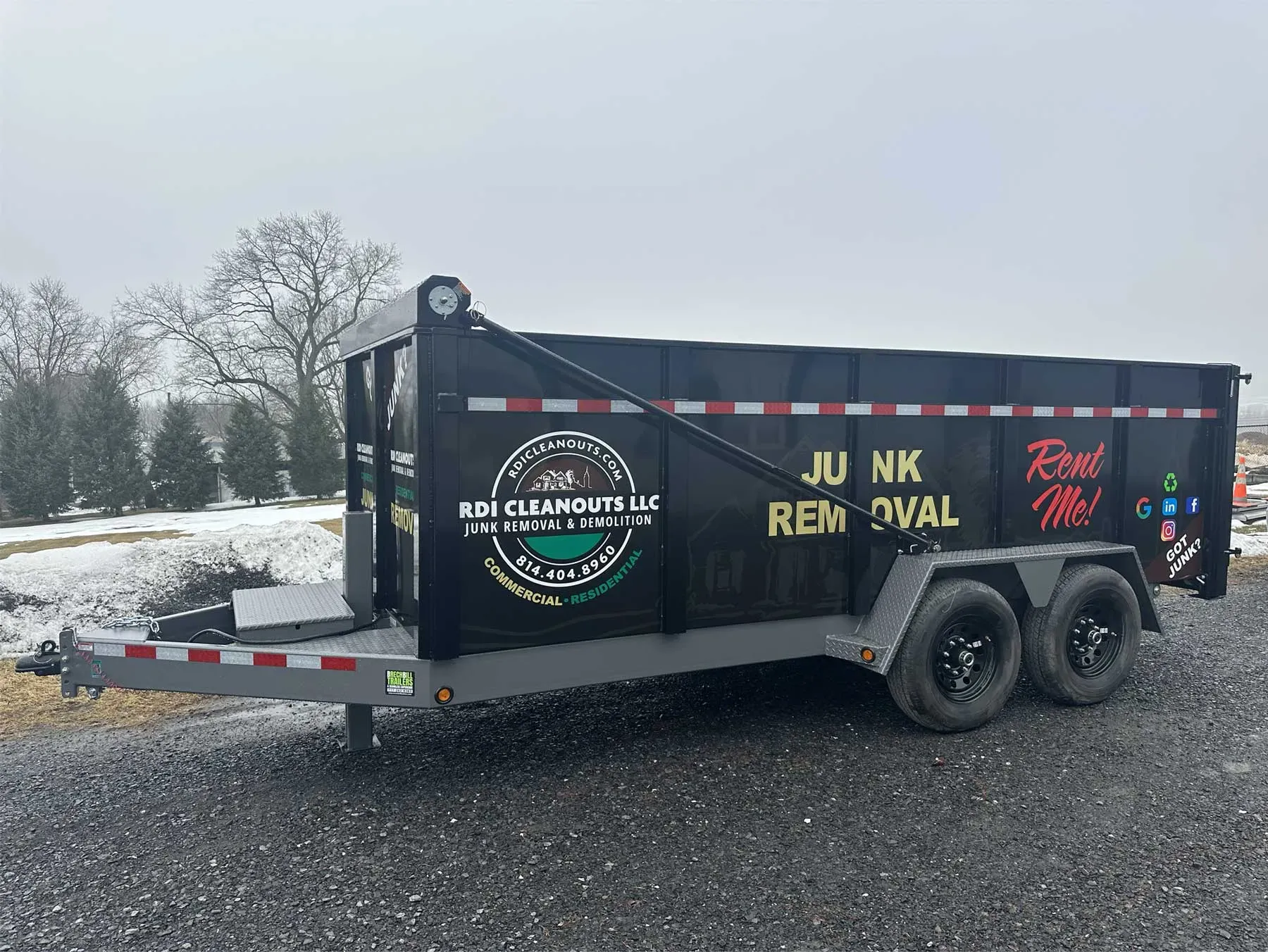 Medium 16.20 CU YD Dump Trailer Rentals in Centre County, PA